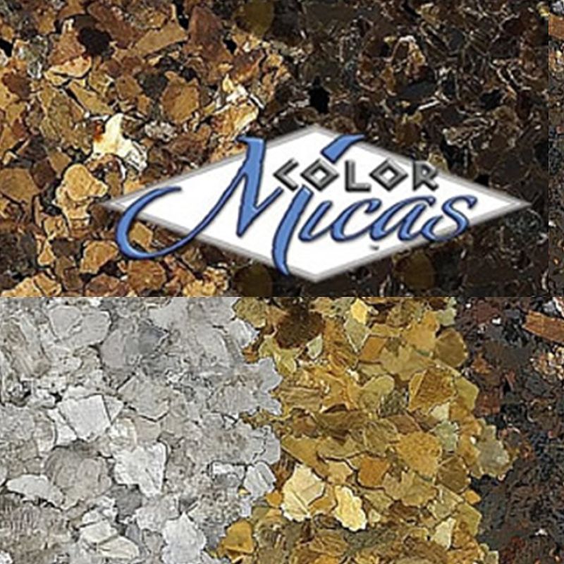 Pure Metallic Naturals SILVER 1/4 Additive Mica Flakes