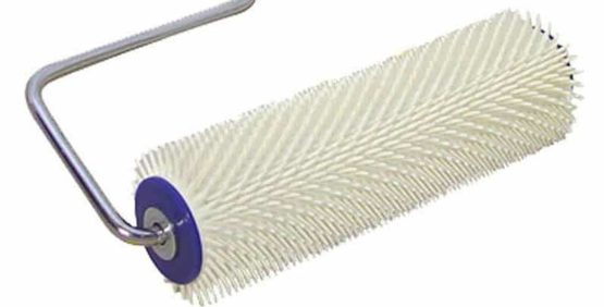 Spiked Epoxy Roller Cover Plastic To Remove Bubbles (without handle)