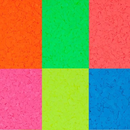 Florescent Black Light Flakes