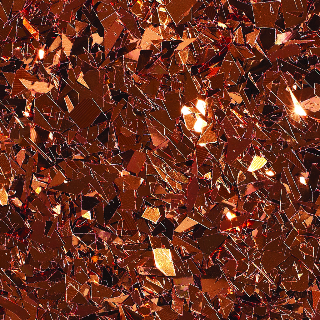 G1060 Copper Random Cut Glitter Flakes