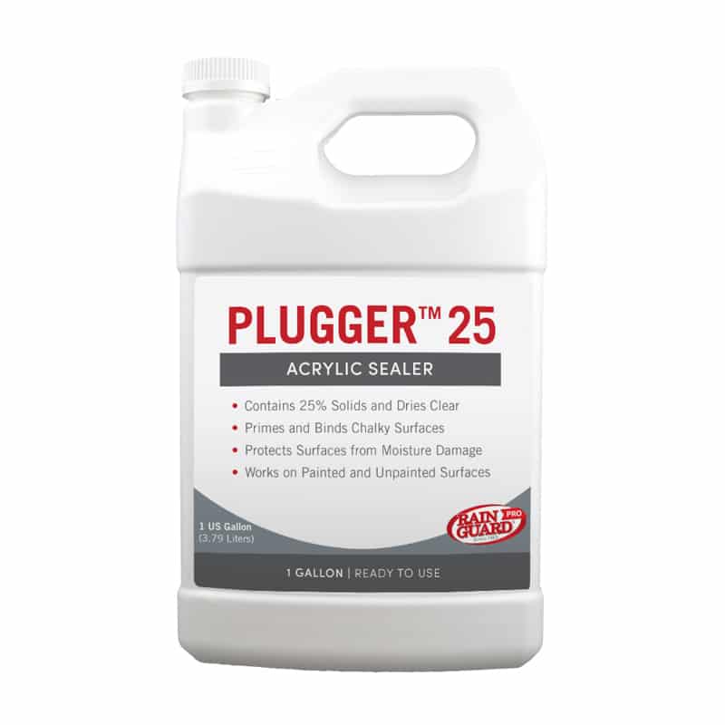 Plugger 25 Clear Masonry & Wood Acrylic Flat Sealer
