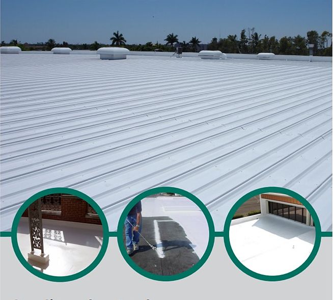 E814RCP Co-Polymer White Flat Roof Coating | Reflect Solar Heat | Flexible | Waterproof