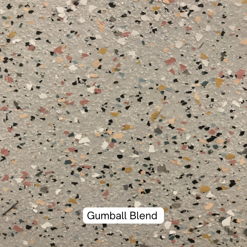 Gumball Terrazzo Stone Flake Blend