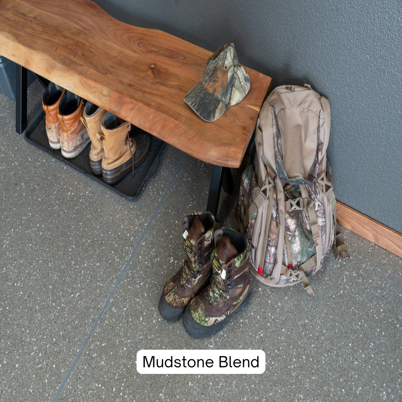 Mudstone Hybrid Stone Vinyl Flakes Blend