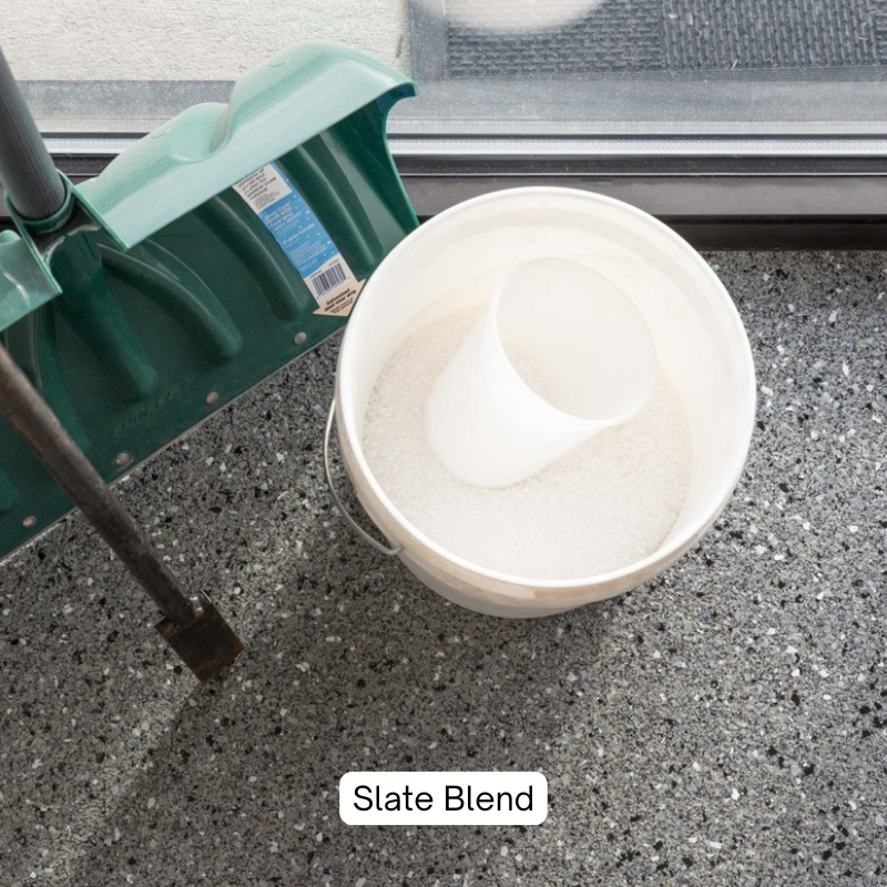 Slate Hybrid Stone Vinyl Flakes Blend