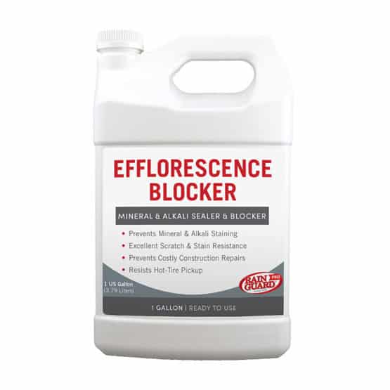 Efflorescence Blocker For Concrete Masonry Floors and Walls