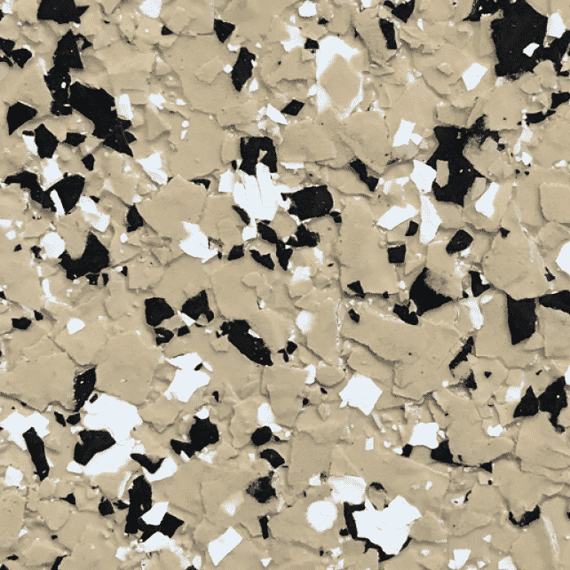 Tan FB-134 Vinyl Flakes 1/4"