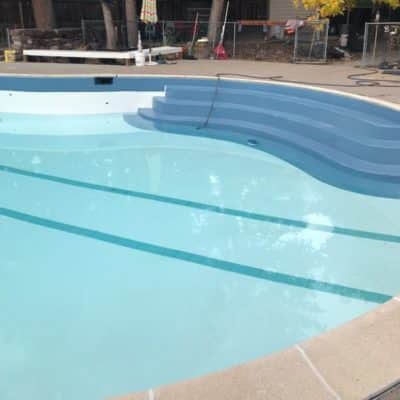 E100V Vertical Epoxy Pool Project