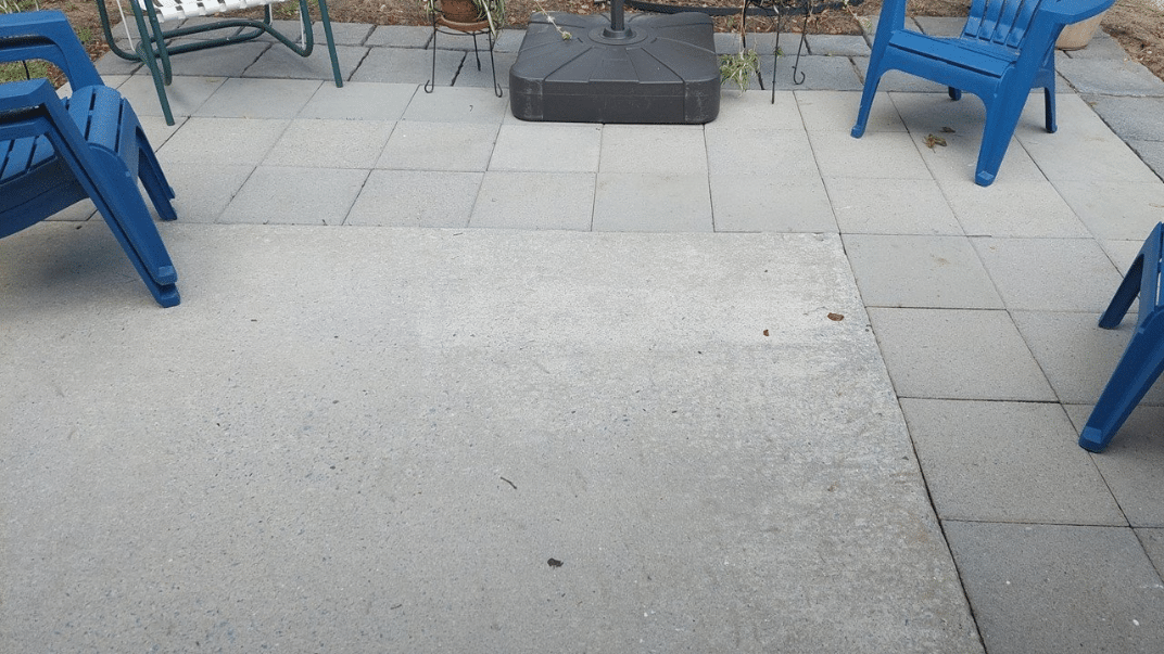 AFter Cleaning Concrete Patio Word's Best Detergent