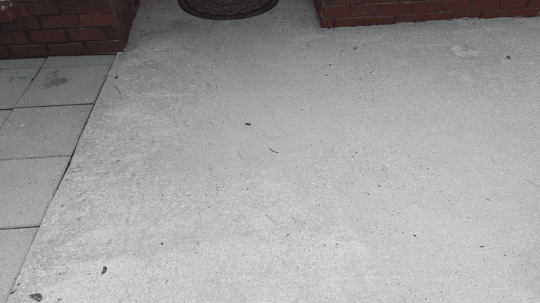 AFter Cleaning Concrete Patio World's Best Detergent Cleaner