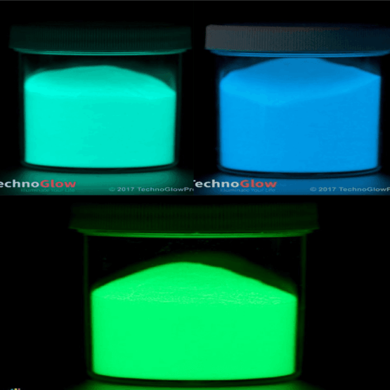 Anti-Slip Glow Sand | Aqua, Blue & Green | Photoluminescent for Floor Coatings | Glows to 8+ Hours | 3 Grit Sizes