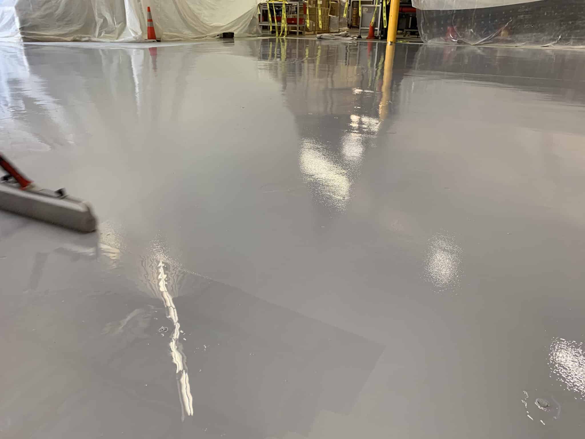 During Epoxy Application