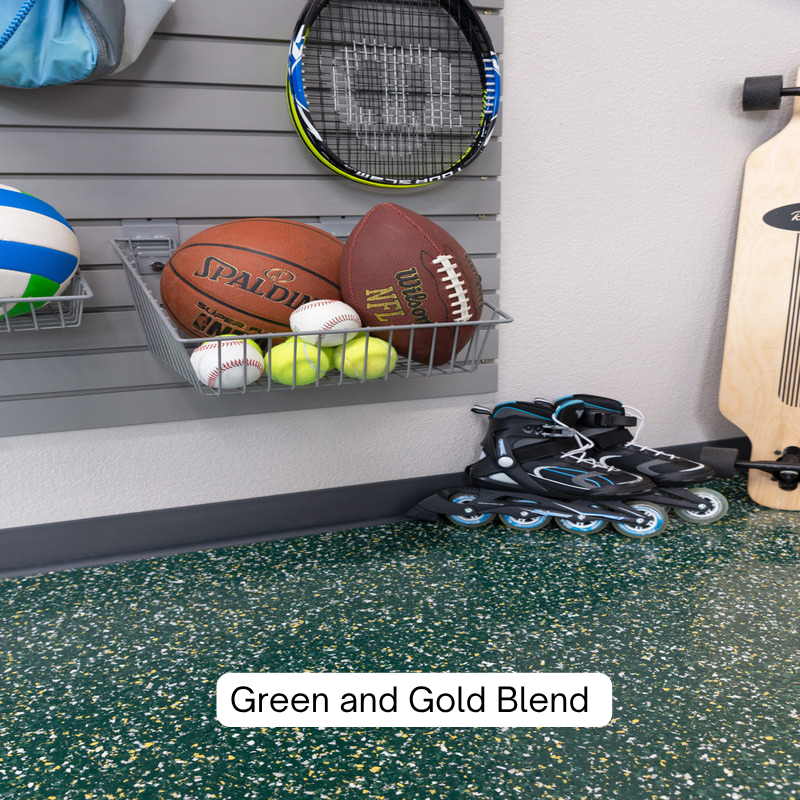 Green and Gold Insignia Sports Flake Blend