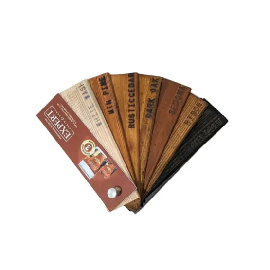 EXPERT Log & Timber Oil Fan Deck Samples | 7 Color Samples | Marketing Tool