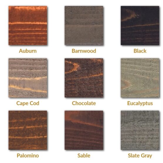 EXPERT Stain & Seal Sample Kit | Choose Up to 19 Wood Stain Color Samples