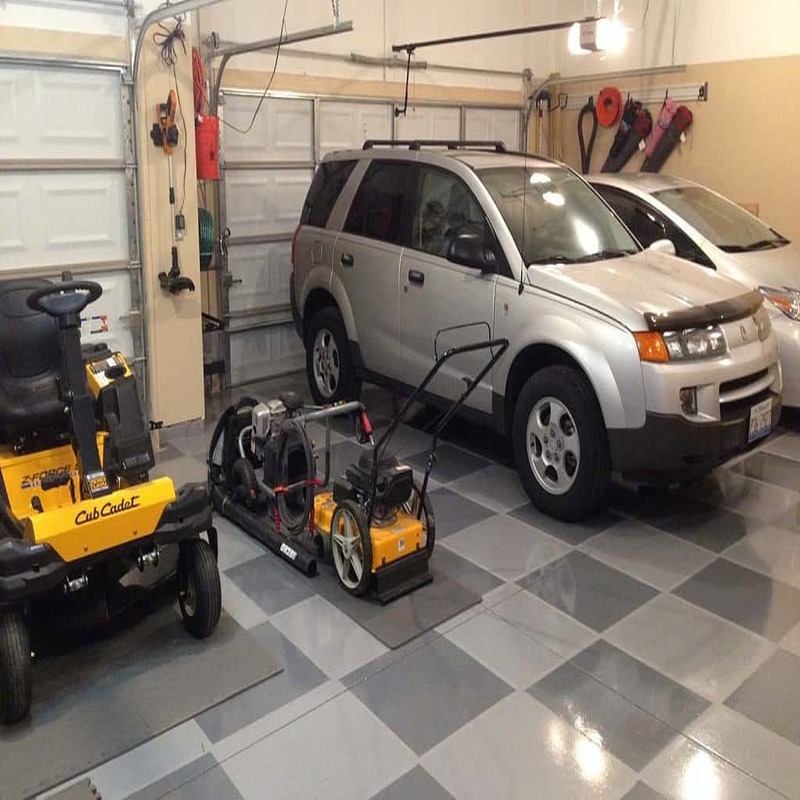 6009 Epoxy Garage Floor - Light Gray