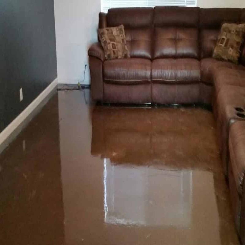 5500 Polyaspartic Family Room - Clear Topcoat