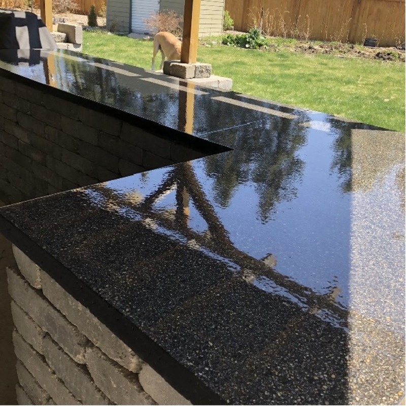 5500 Polyaspartic Countertop - Black