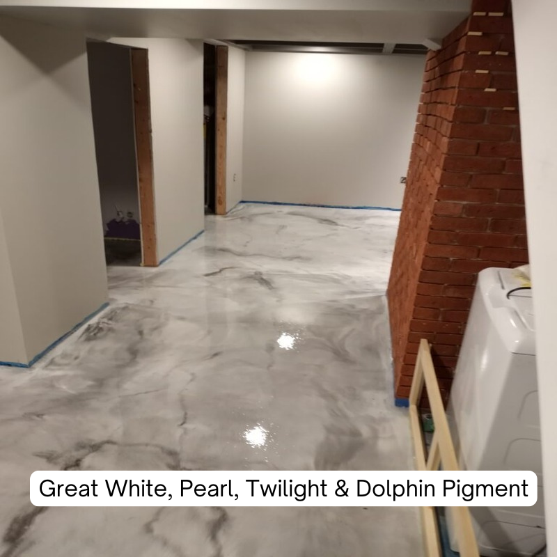 Great White, Pearl, Twilight & Dolphin Metallic Pigment