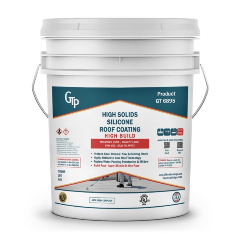 GT 6895 High Solids Silicone Roof Coating – High Build
