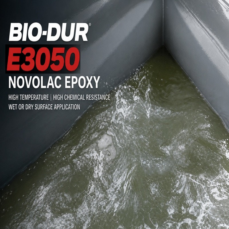 Bio-Dur E3050 Novolac Epoxy | High Temperature | Wet or Dry Surface Application