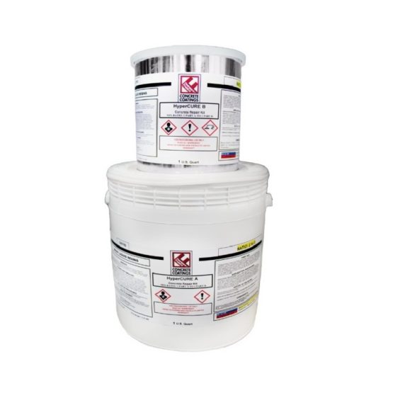 HyperCURE epoxy moisture vapor control kit containers