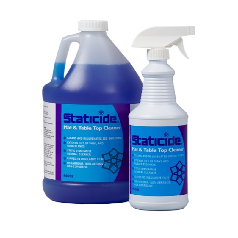 Staticide ESD Mat Cleaner | Static Dissipative Neutral Cleaner | No Alkali or Ammonia